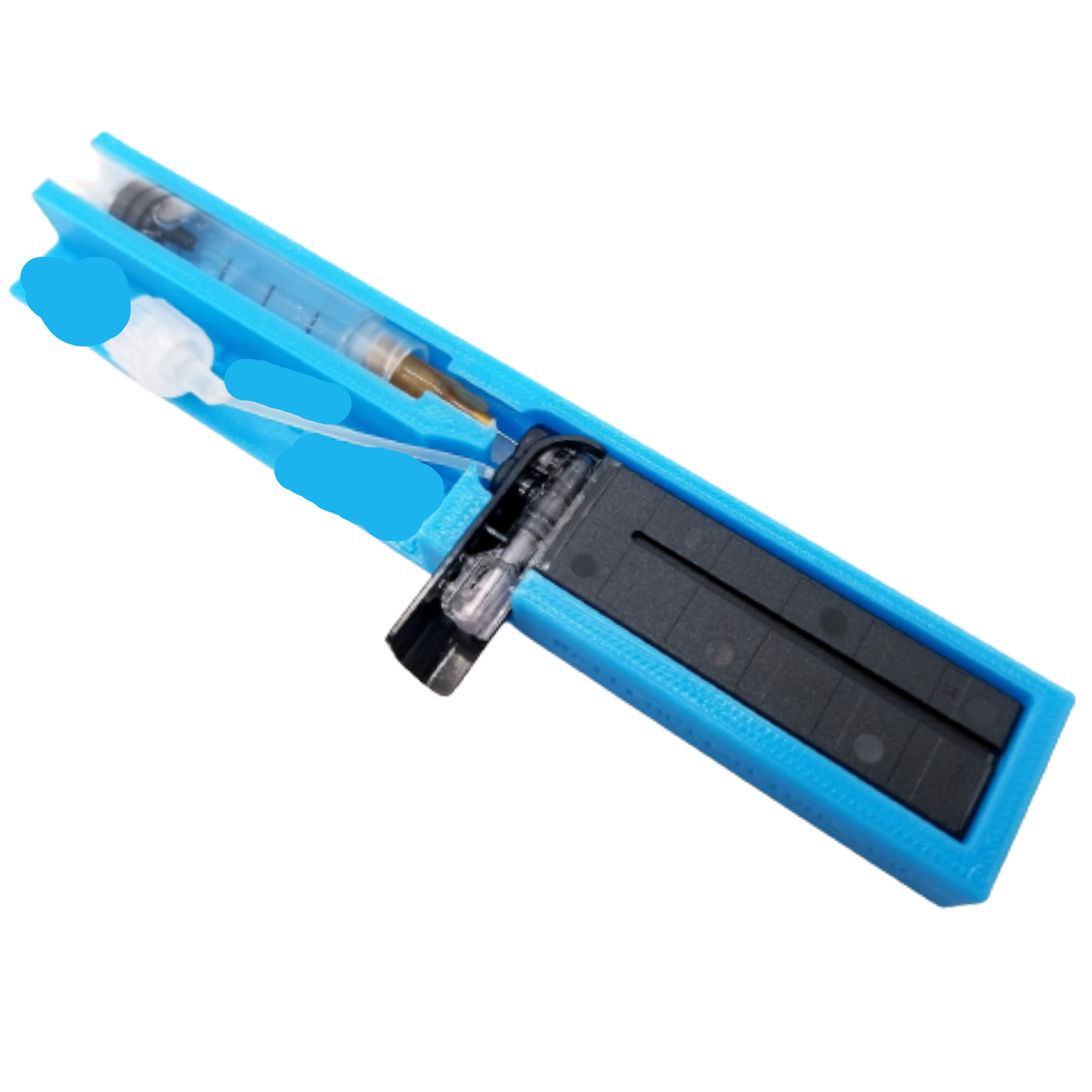 Bulk generic insulin pump syringe alignment tool for Tandem t:slim x2